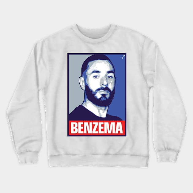 Benzema - FRANCE Crewneck Sweatshirt by DAFTFISH